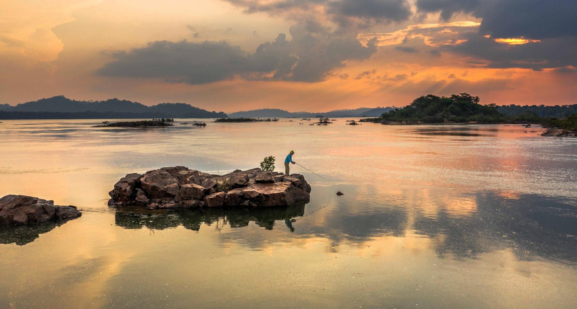 Fishing Amazon River
