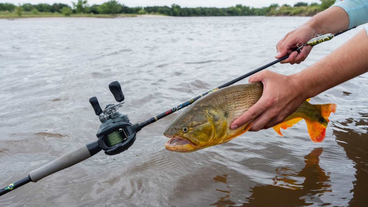 Golden Dorado fish