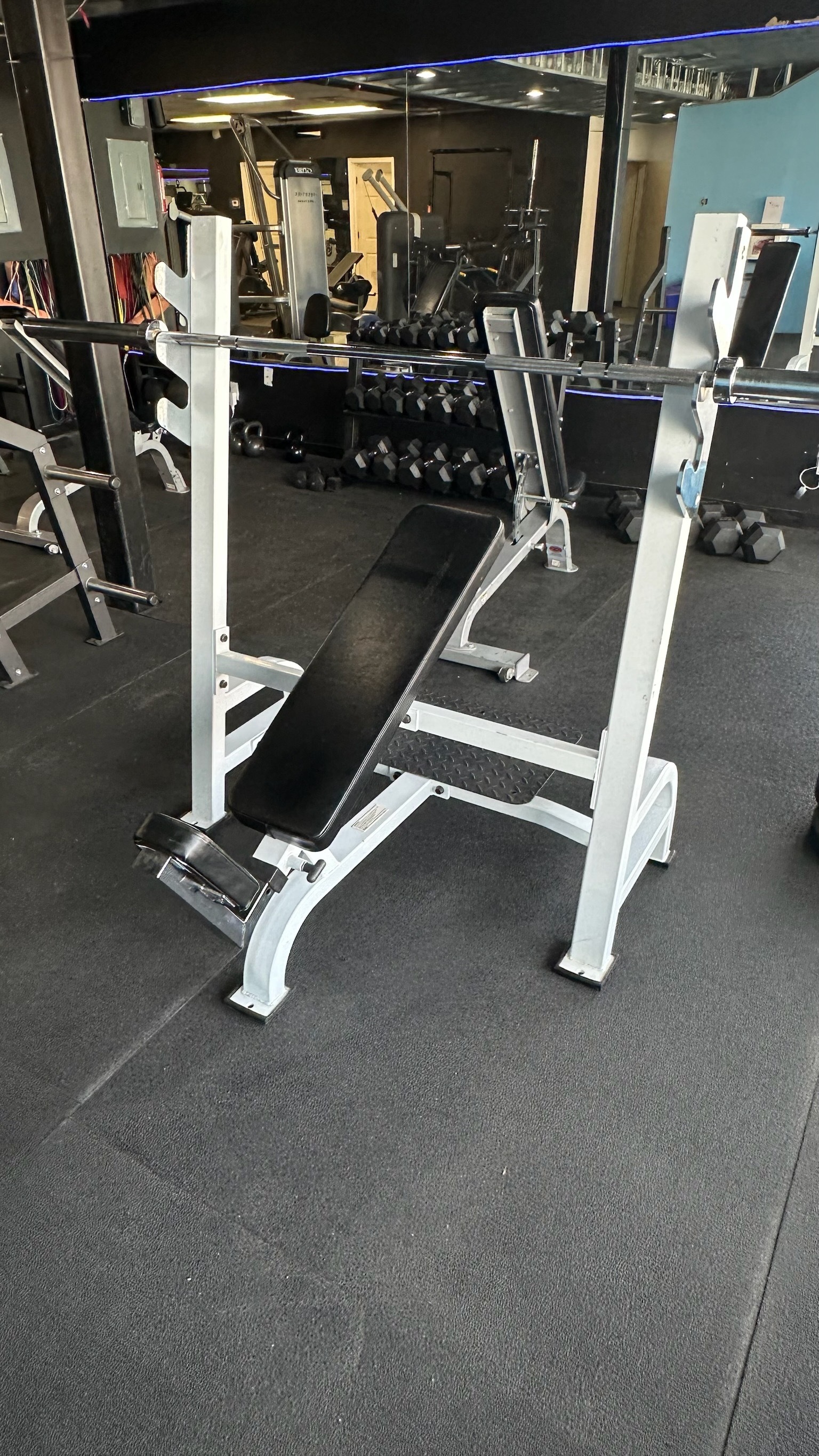 Free weights and benches
