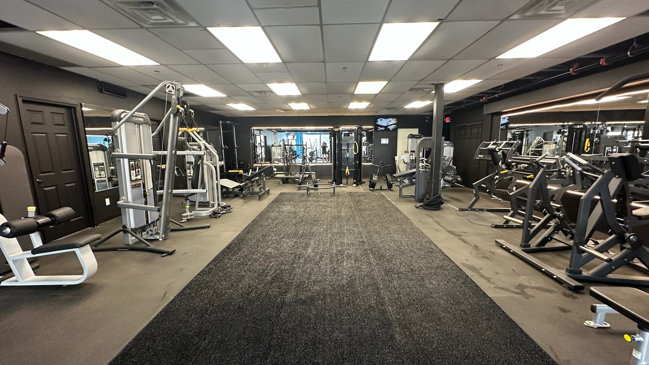 The training floor at Merz Built Fitness