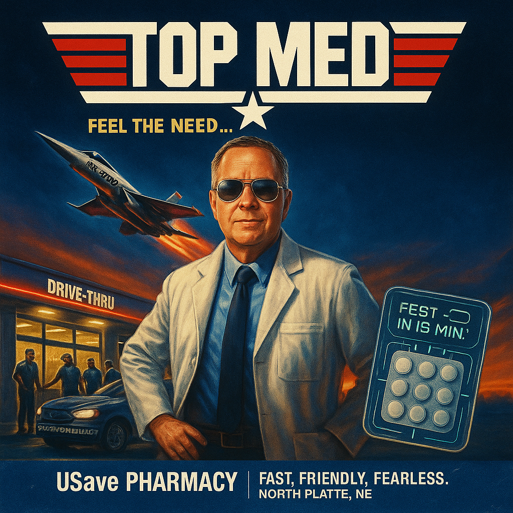 Top Med poster, a Top Gun parody