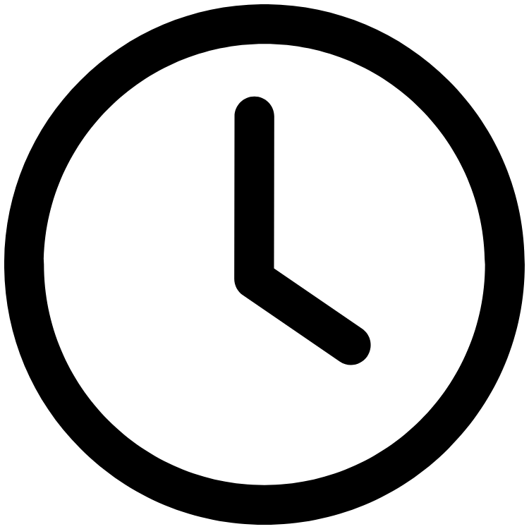 Clock icon showing PCC Spray Foam insulation business hours in Texas