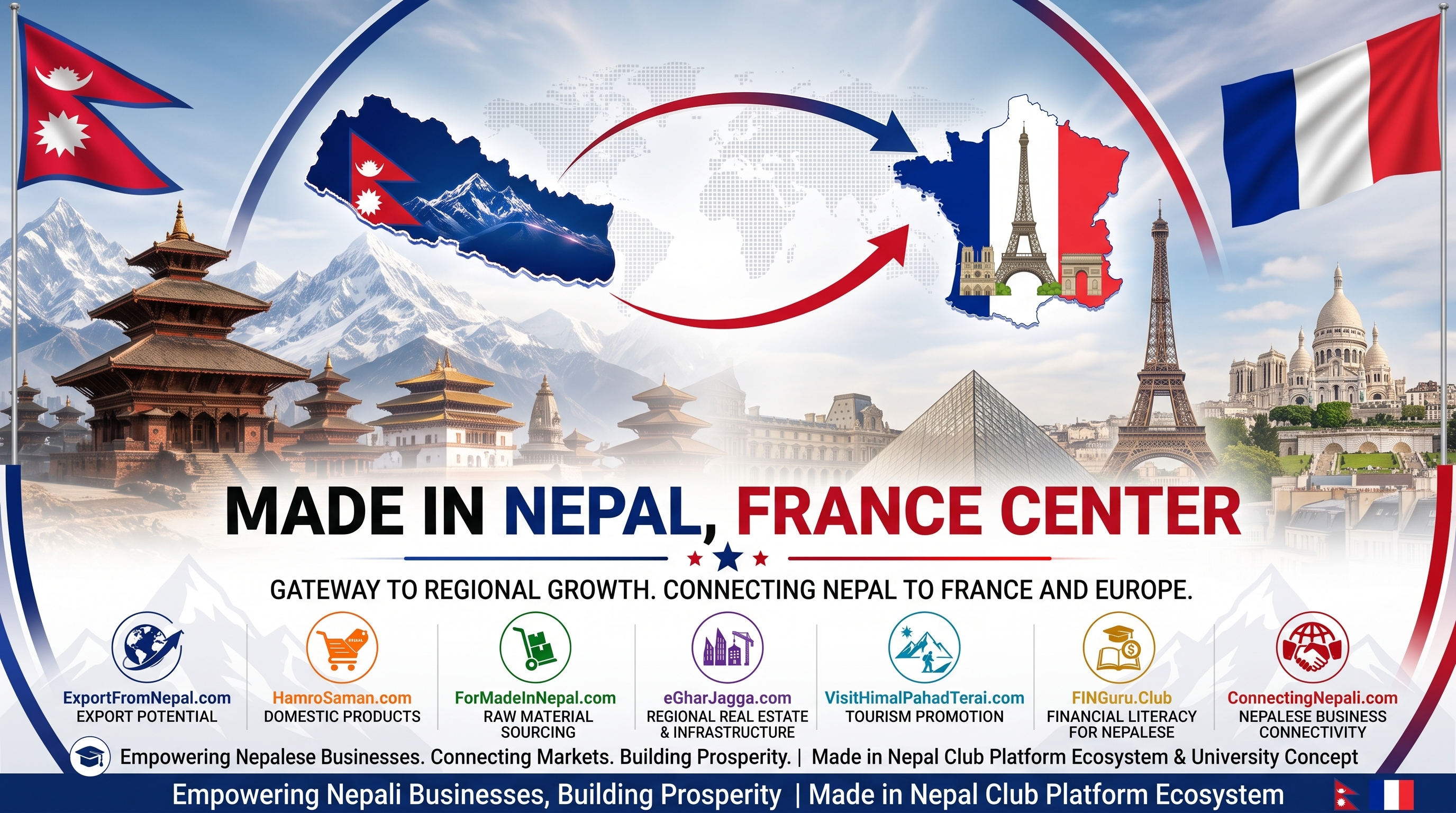 Made in Nepal, France Center Coverpage