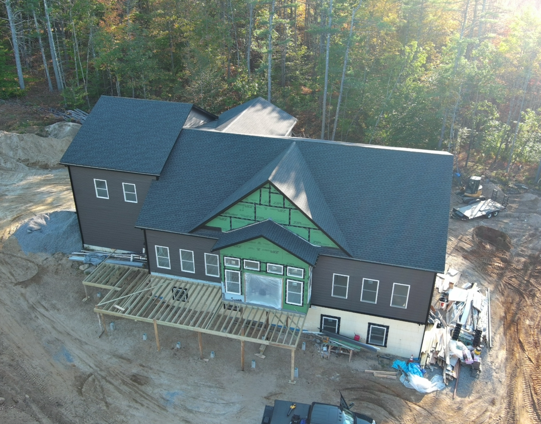 Finished residential construction detail