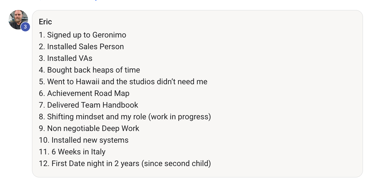 Geronimo Academy studio owner win screenshot 52