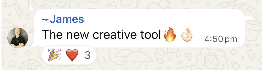 WhatsApp win shared by a Sale-A-Day workshop attendee