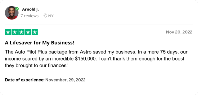 Trustpilot review 2
