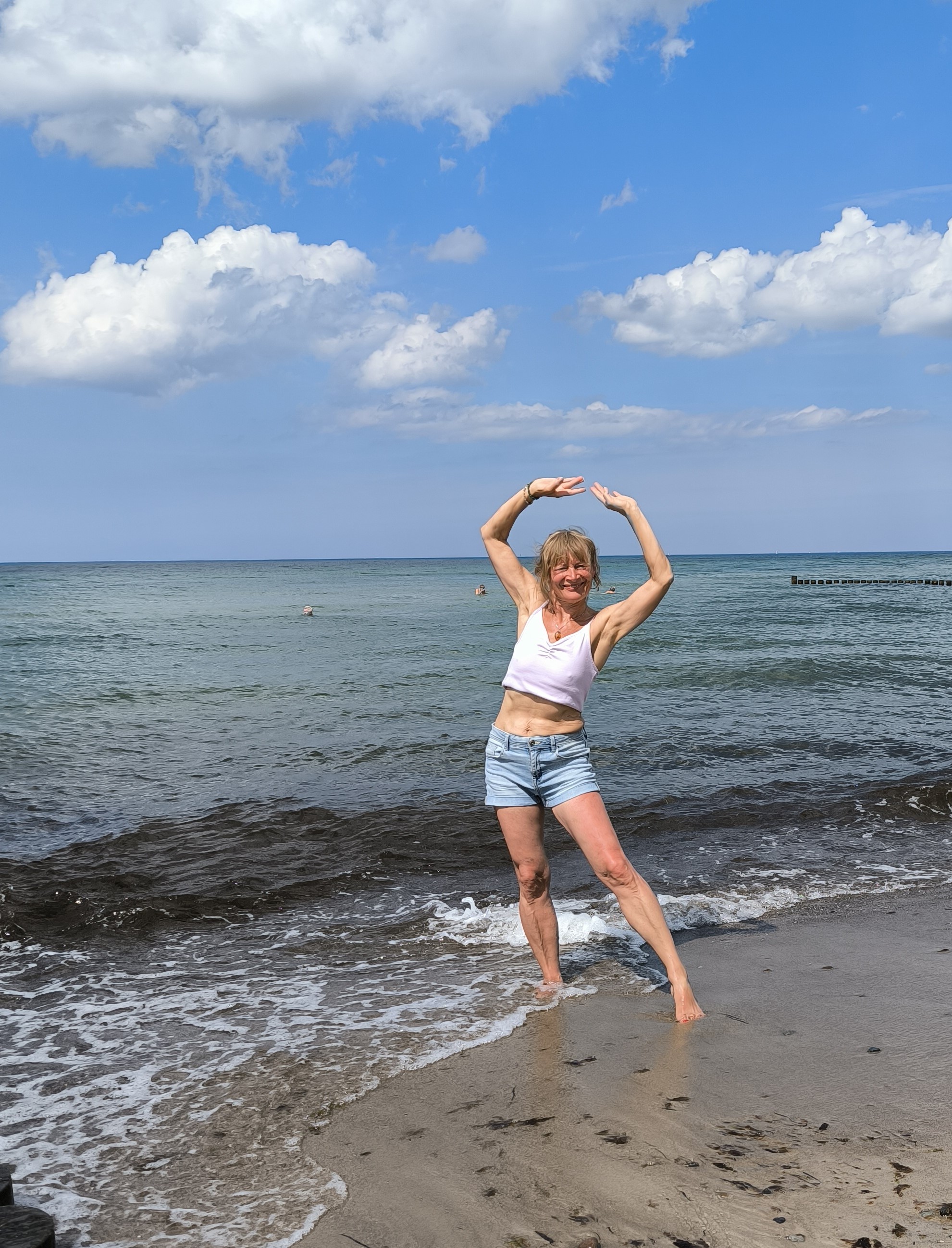 Karin Paul am Meer