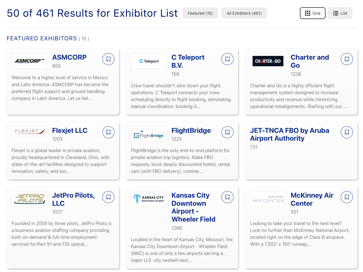 NBAA Schedulers and Dispatchers Vendor List NBAA Schedulers and Dispatchers Vendor List