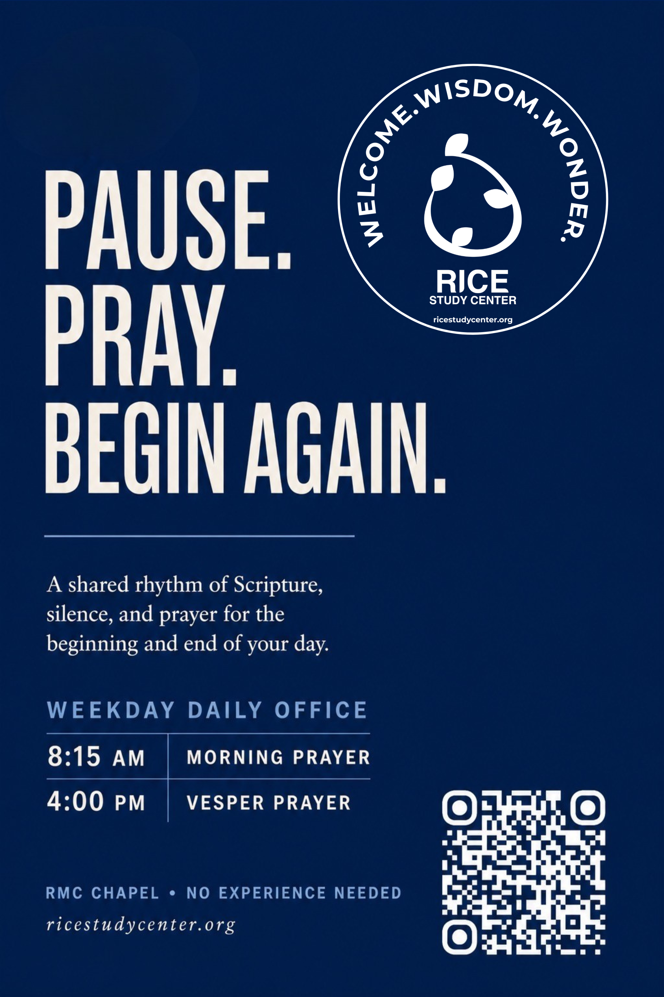 The Daily Office at the RMC Chapel