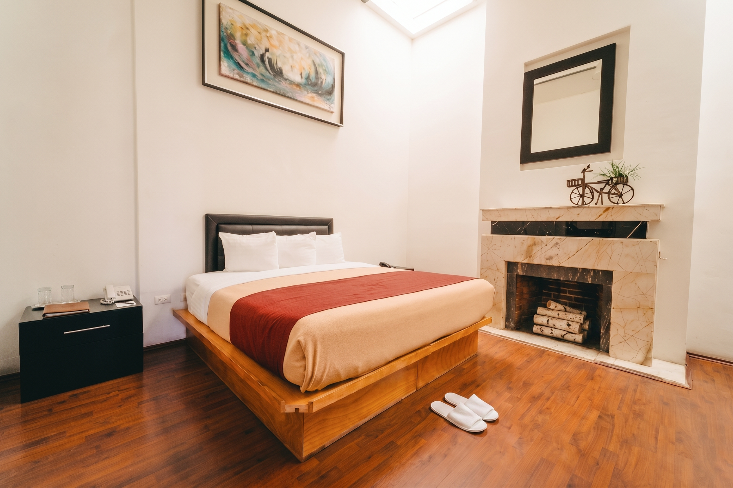 Fotografía de muestra de una habitación