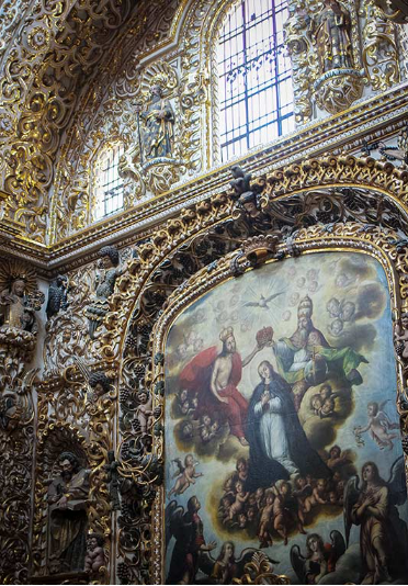 Vista complementaria de la Capilla del Rosario