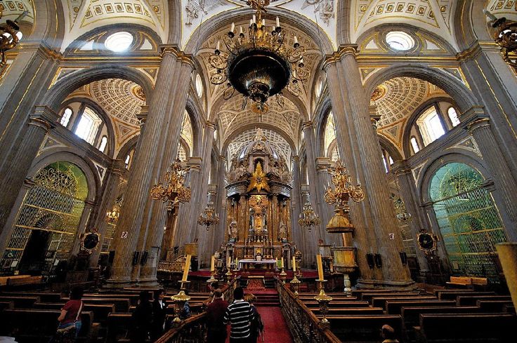 Interior de la Catedral de Puebla