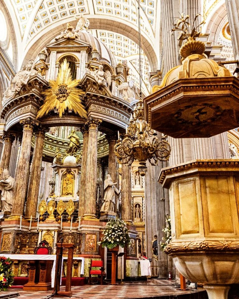 Arquitectura barroca de la Capilla del Rosario