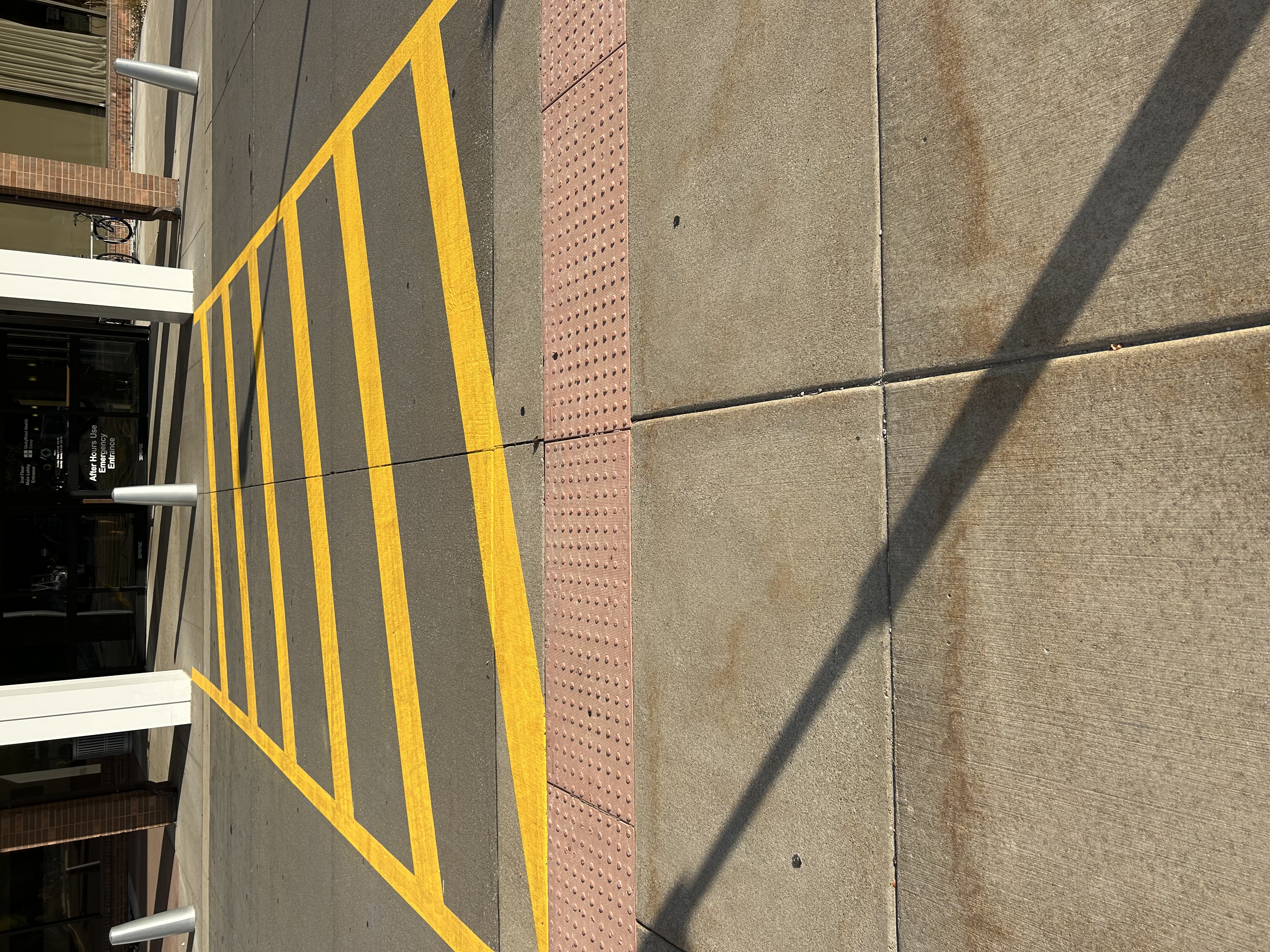 Recent parking lot striping project by Gus's Lining and Striping