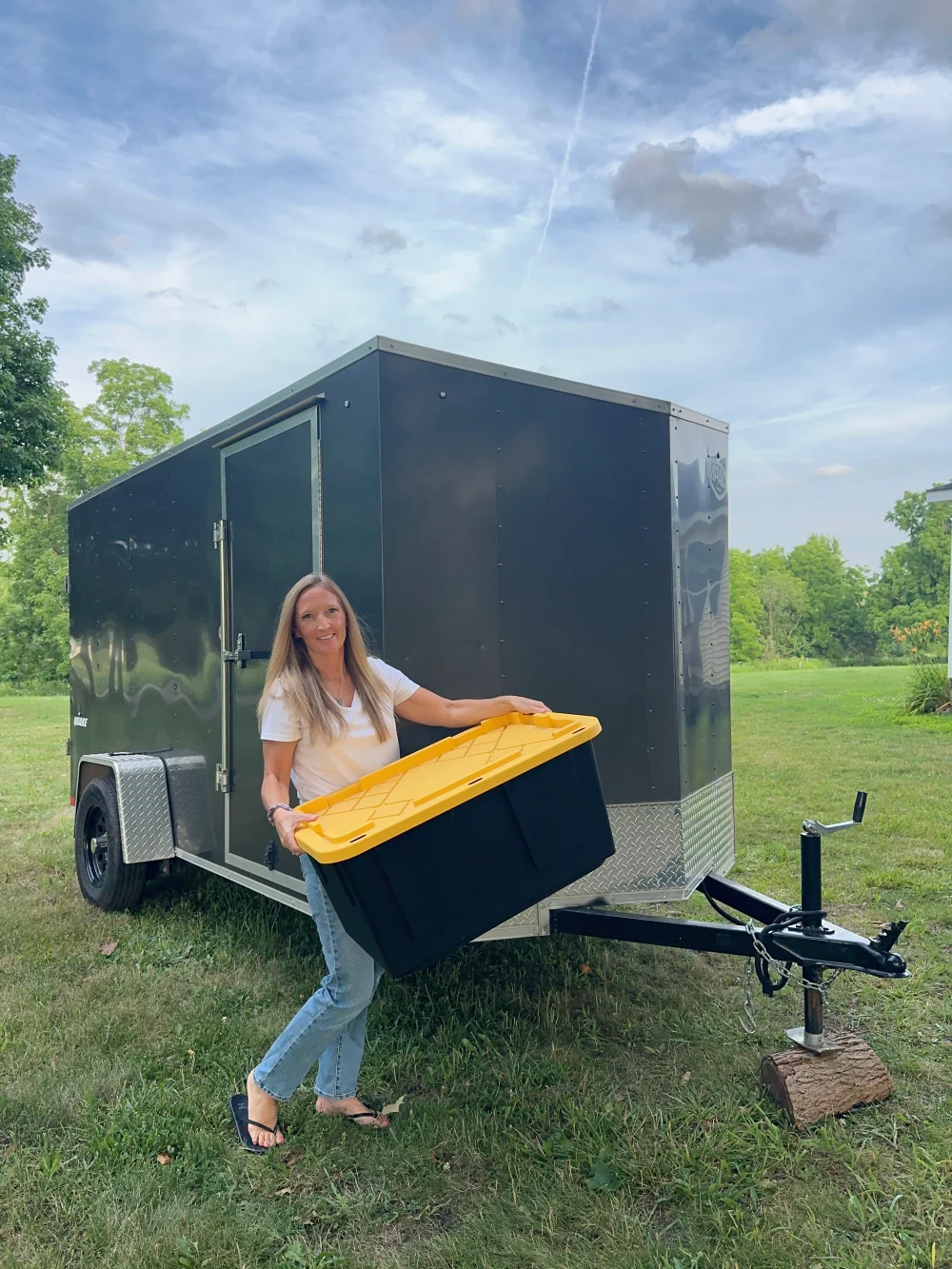 Forward Rentals trailer, hitch-ready and inspected