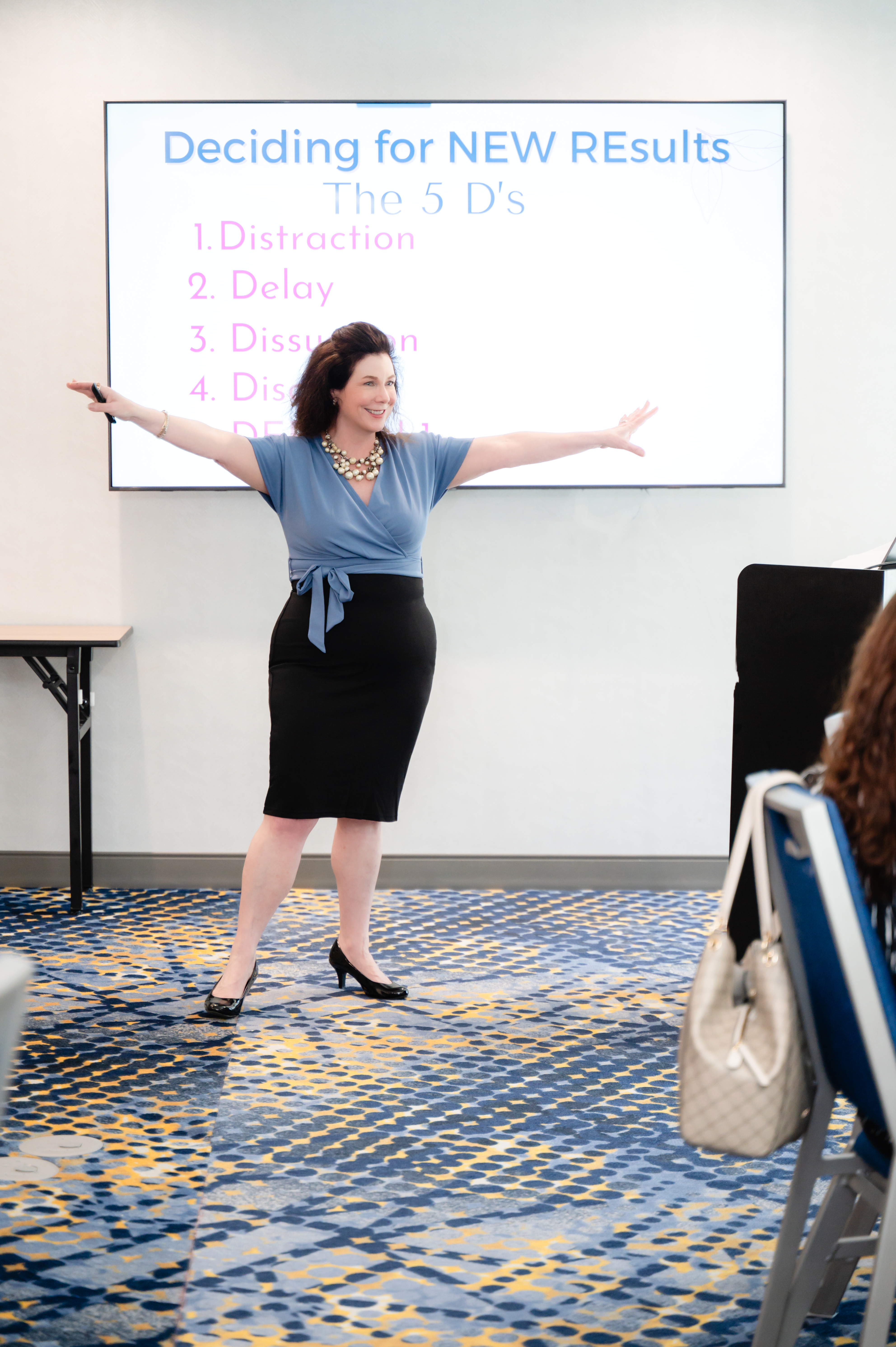 Deidrea Kiesling in action