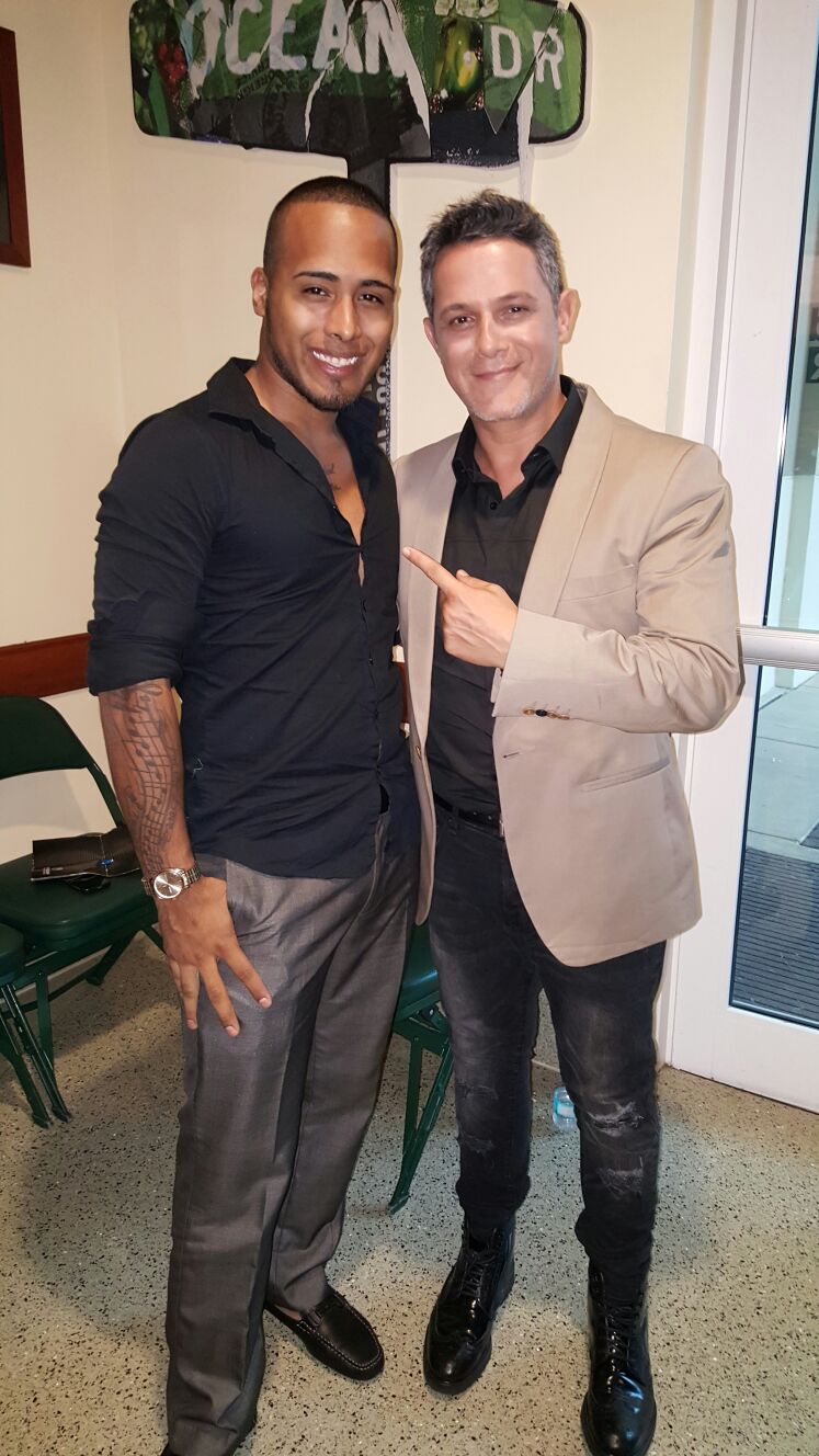 DJ Karlos with entertainment industry guest
