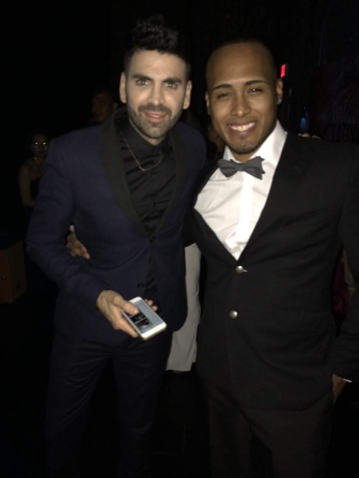 DJ Karlos with entertainment industry guest
