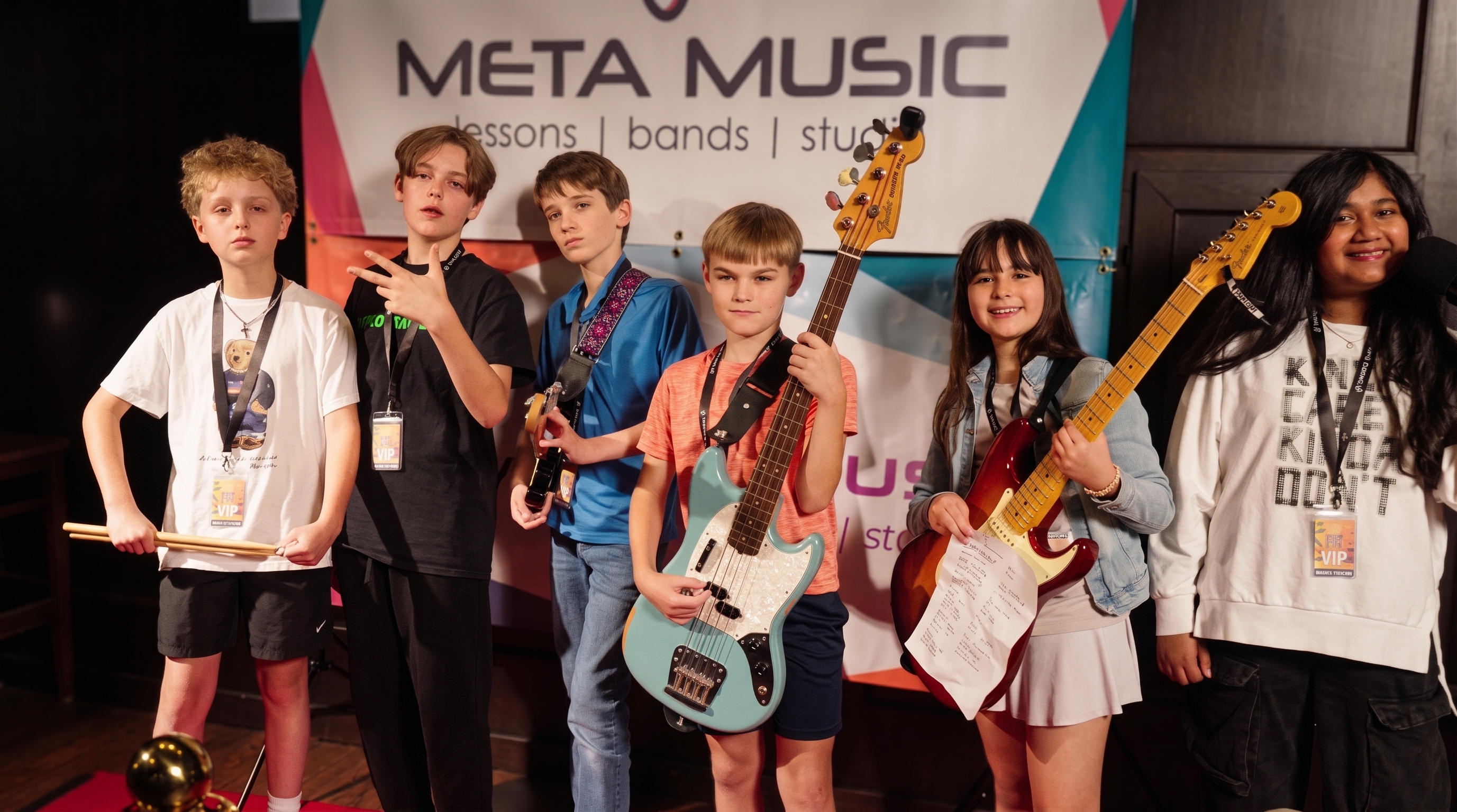 Meta Music students performing together