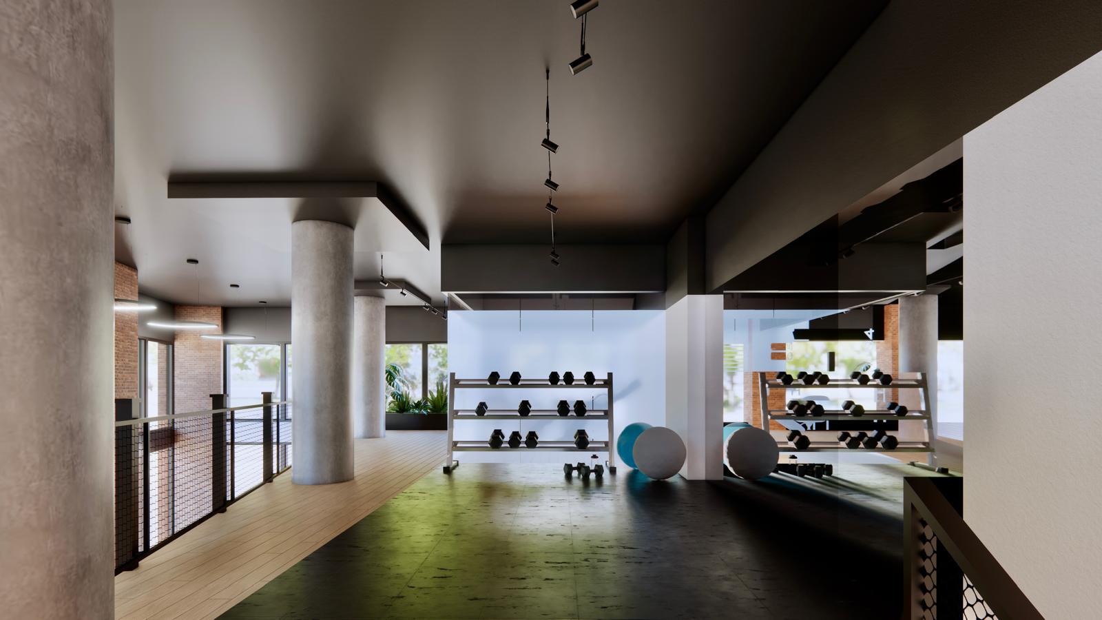 Rehab and gym space at our Redfern clinic