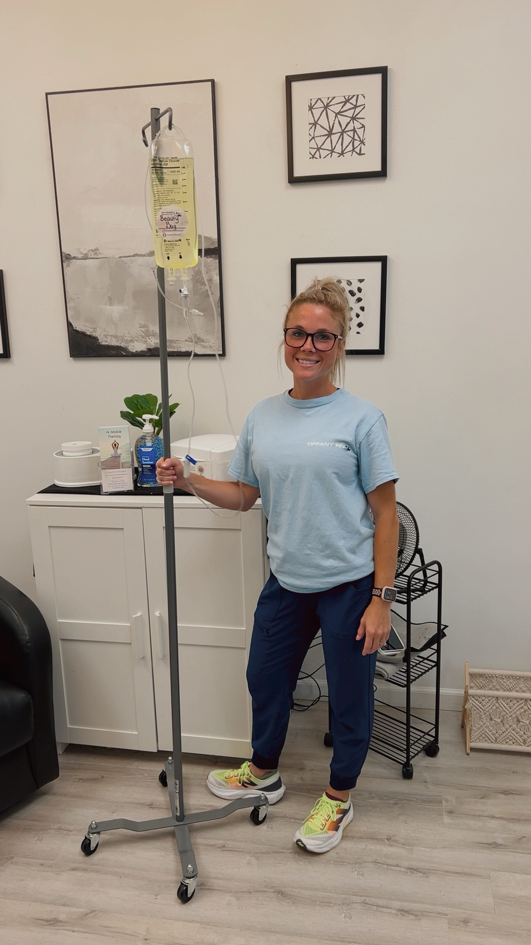 Nurse launching her IV therapy business