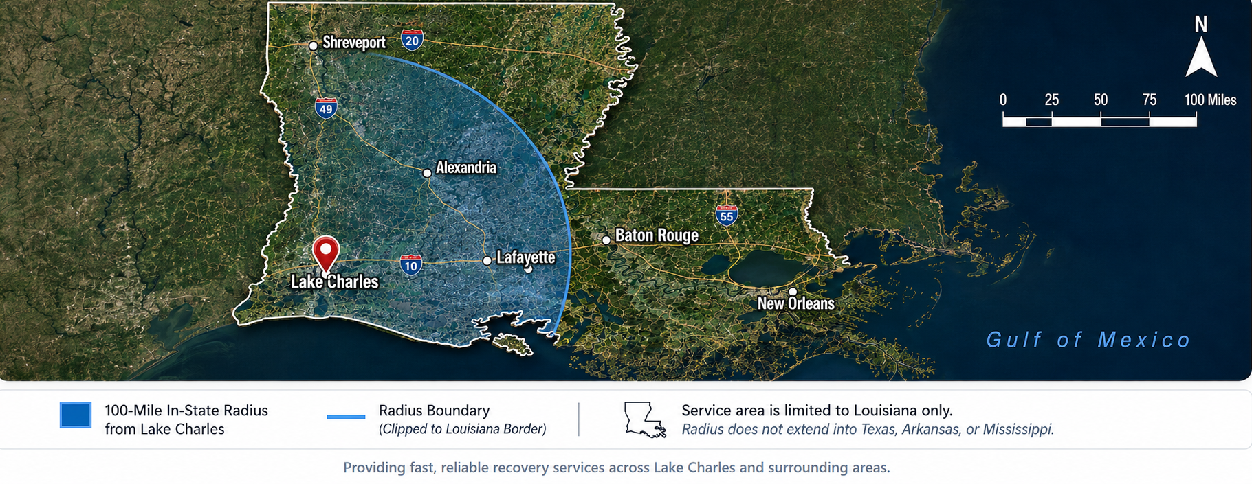 Service Coverage Map