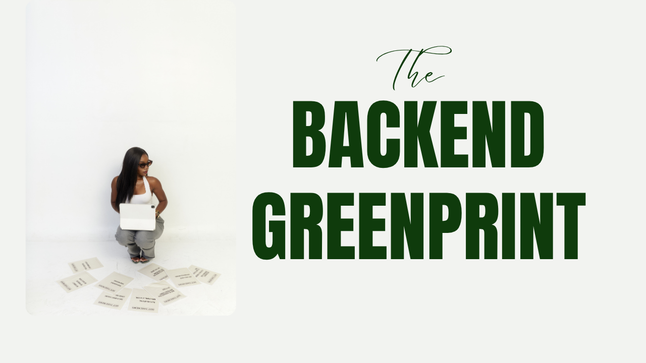 The Backend Greenprint digital program