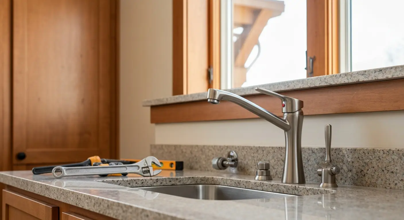 Specialty faucet installation