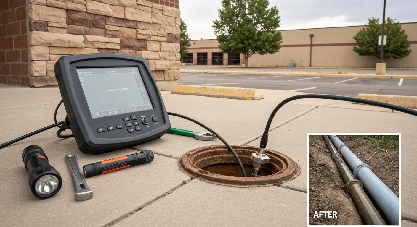 Commercial drain inspection