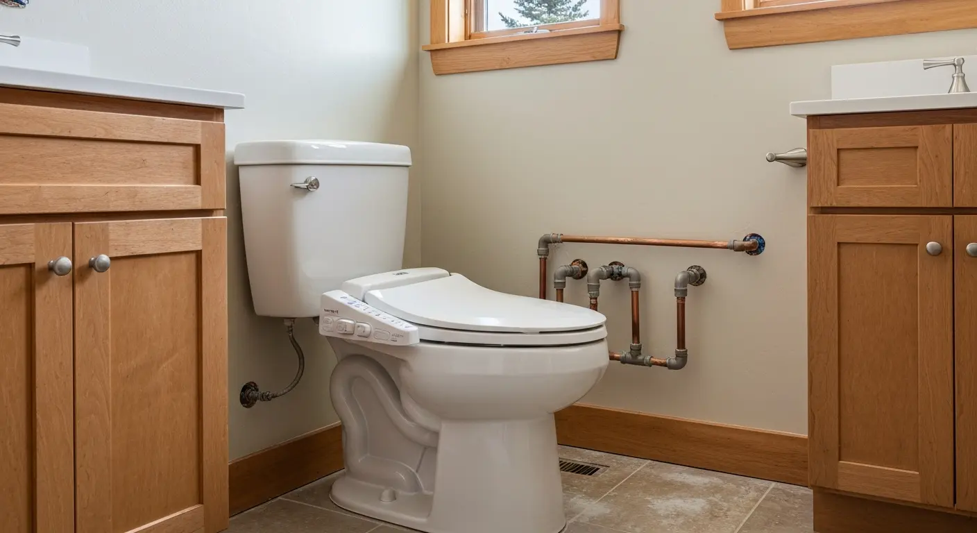 Comfort toilet with features