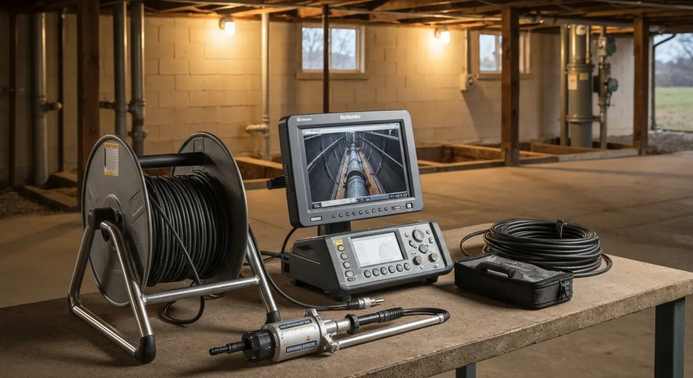 Drain camera inspection equipment