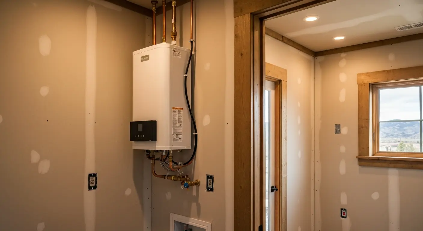 Tankless water heater installation
