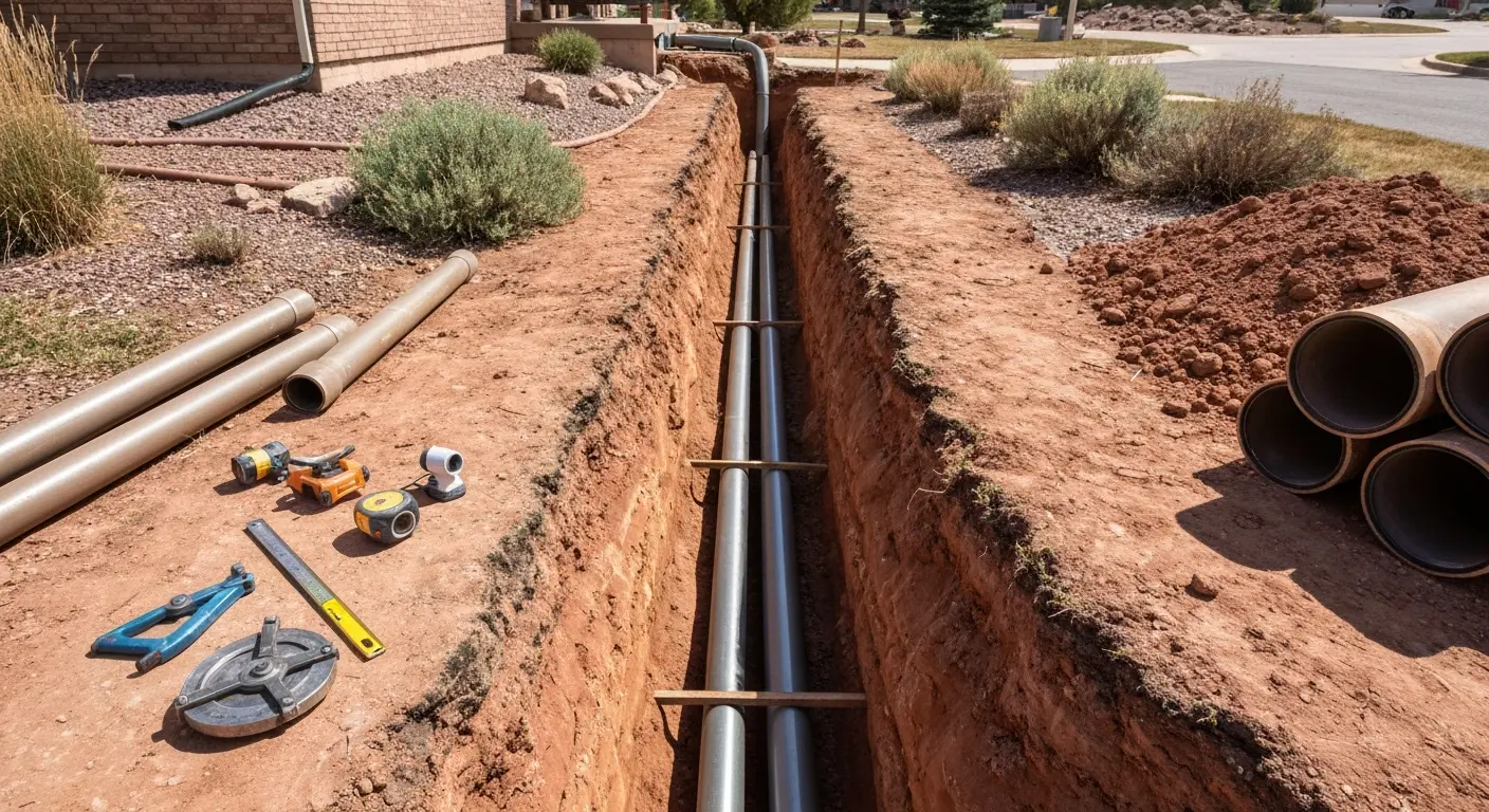 Sewer line replacement