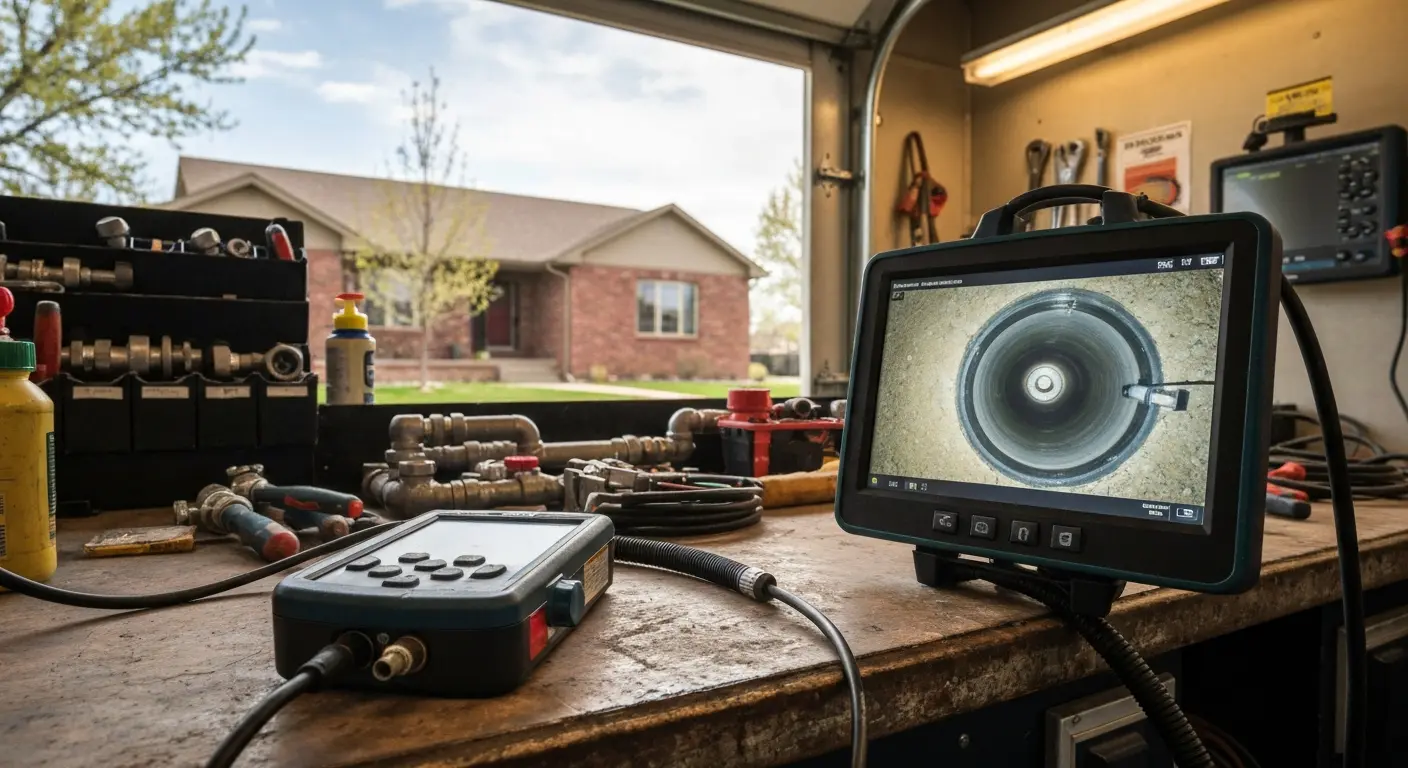 Drain camera inspection