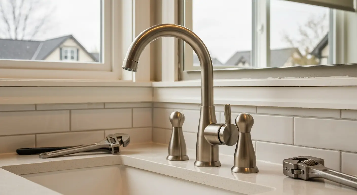 Faucet installation