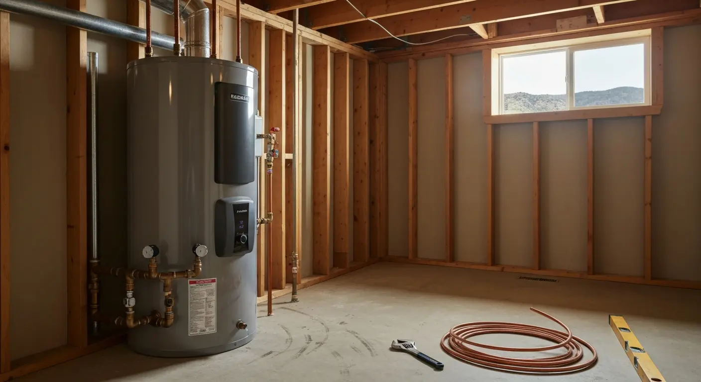 Water heater in home