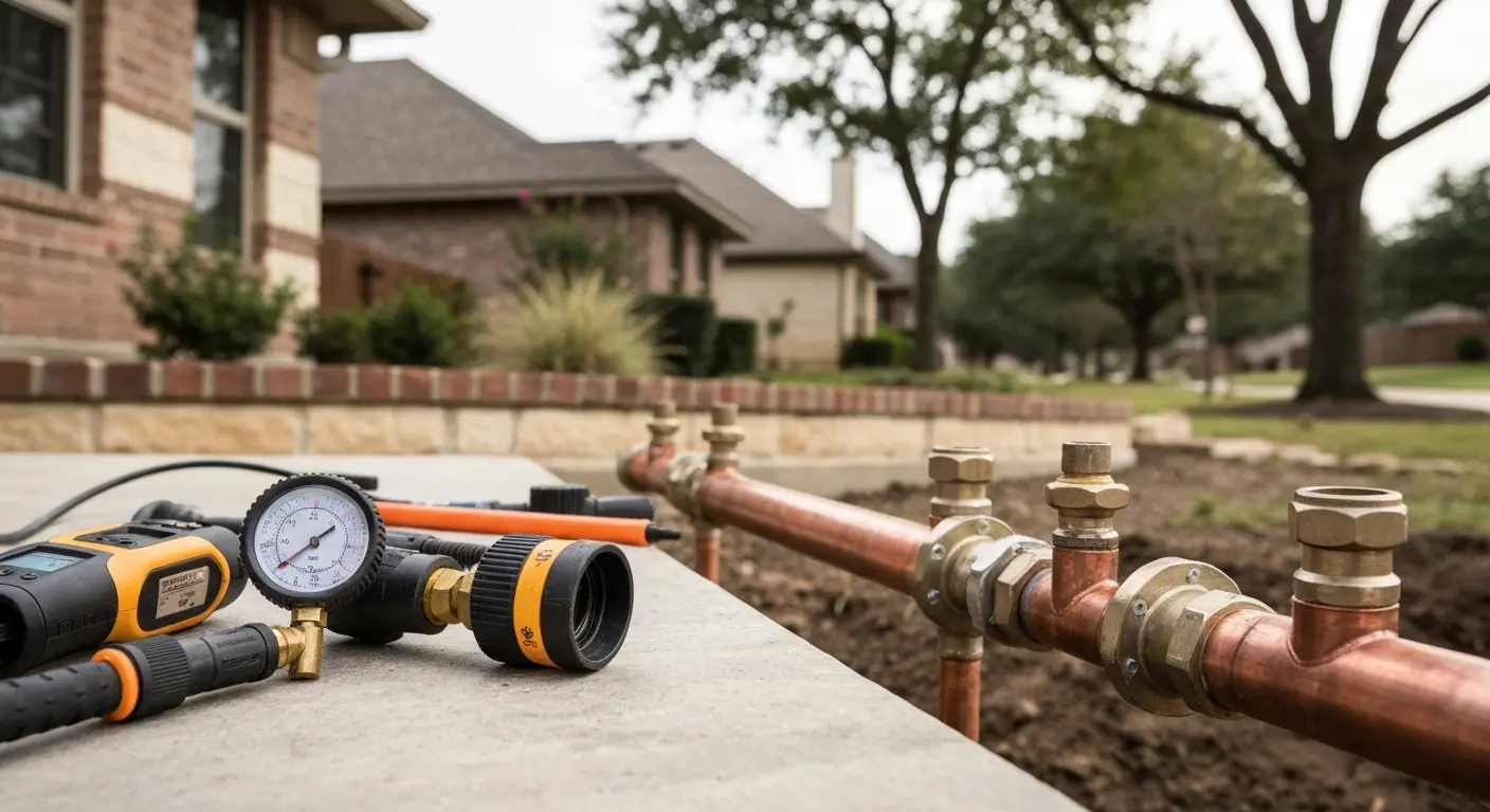 Water line inspection