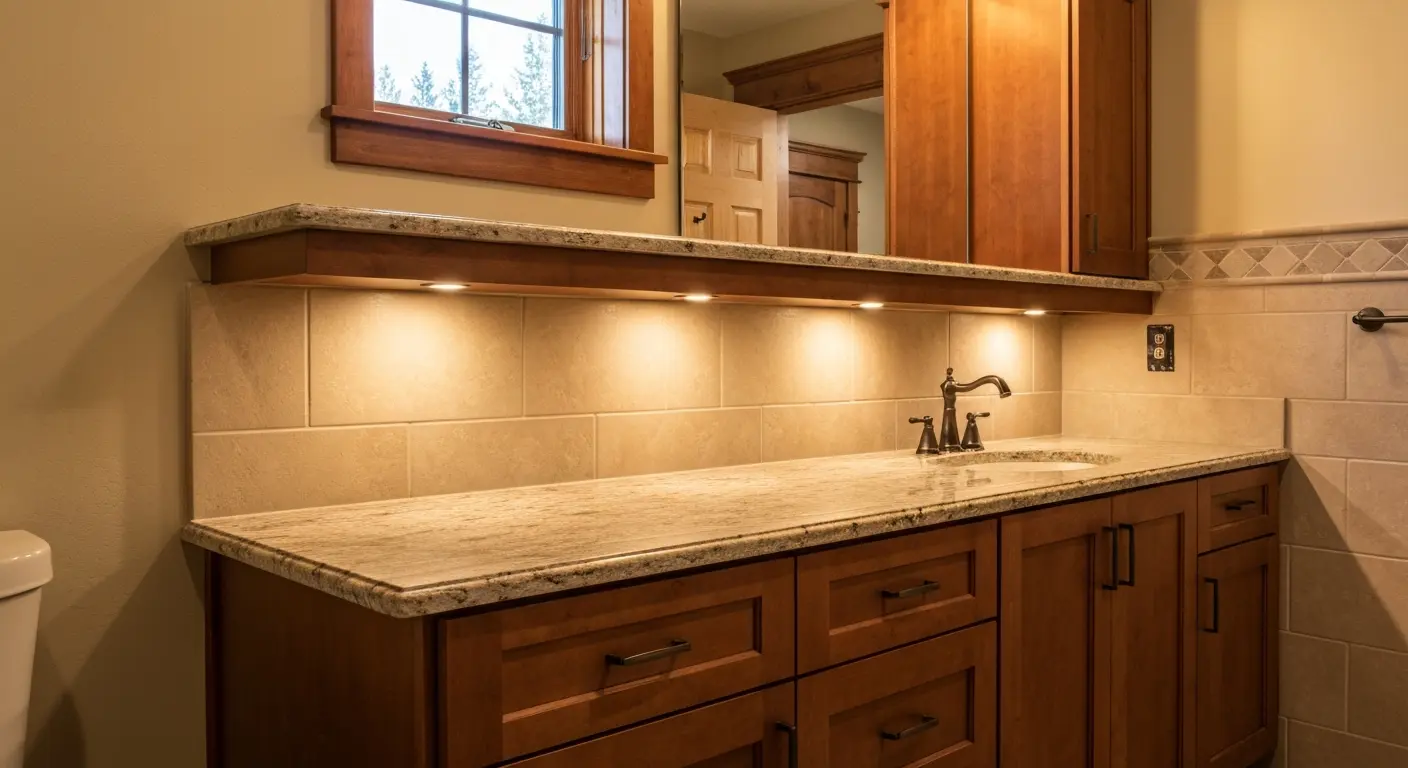Custom bathroom vanity