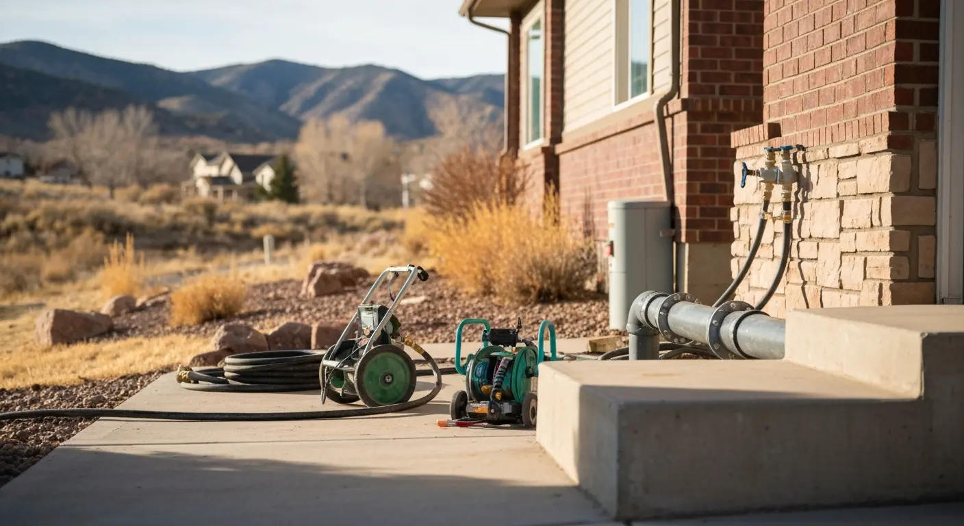 Sewer line repair and cleaning services