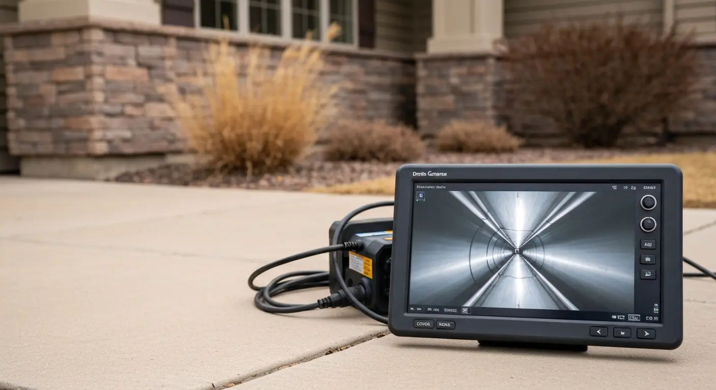 Drain camera inspection