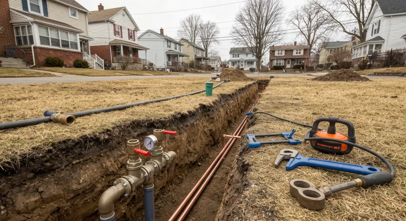Water line inspection and repair