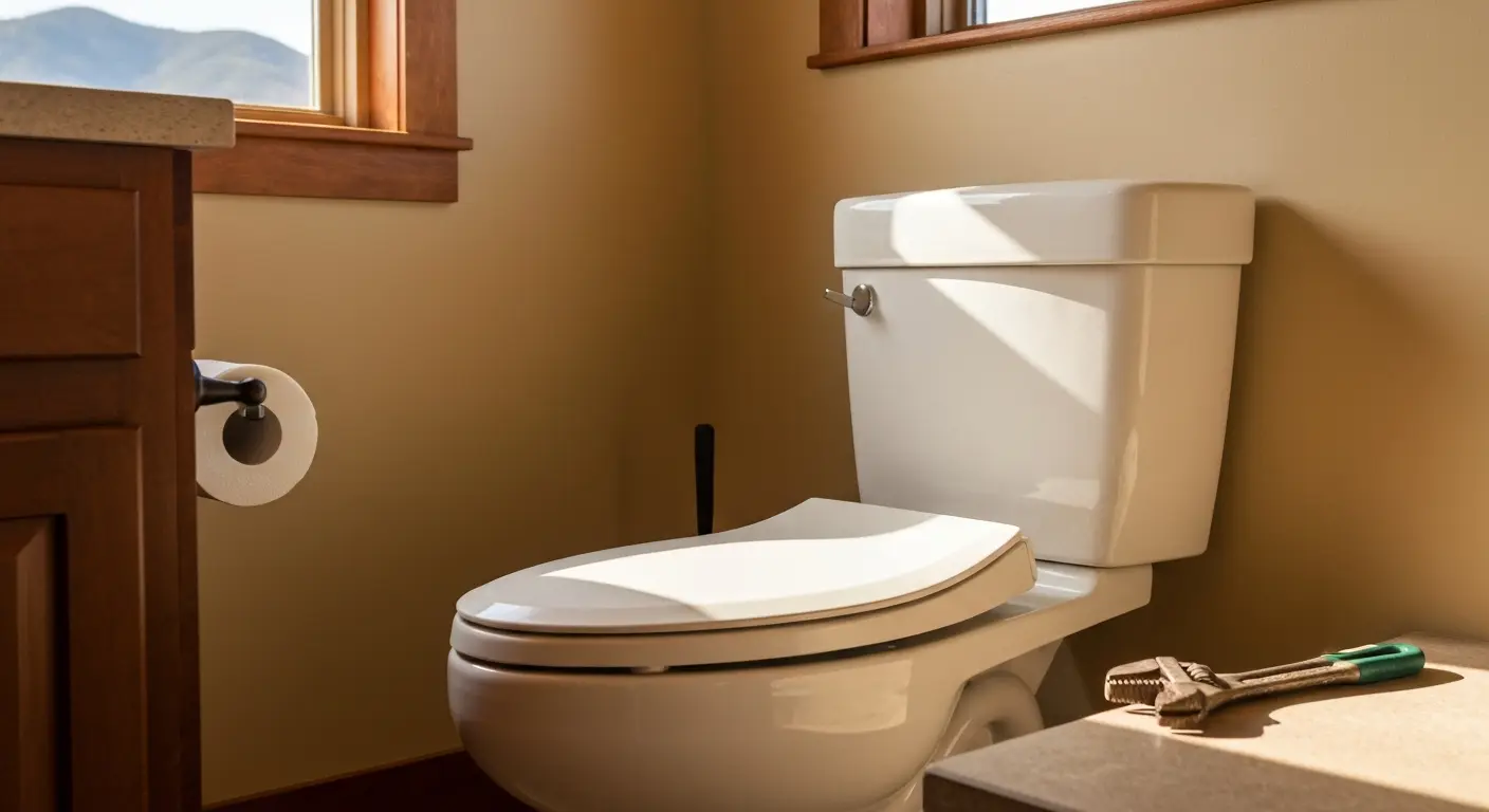 Water-efficient toilet installation