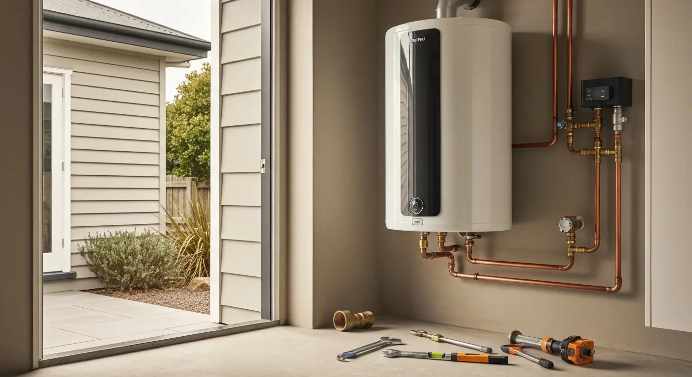 Water heater installation service