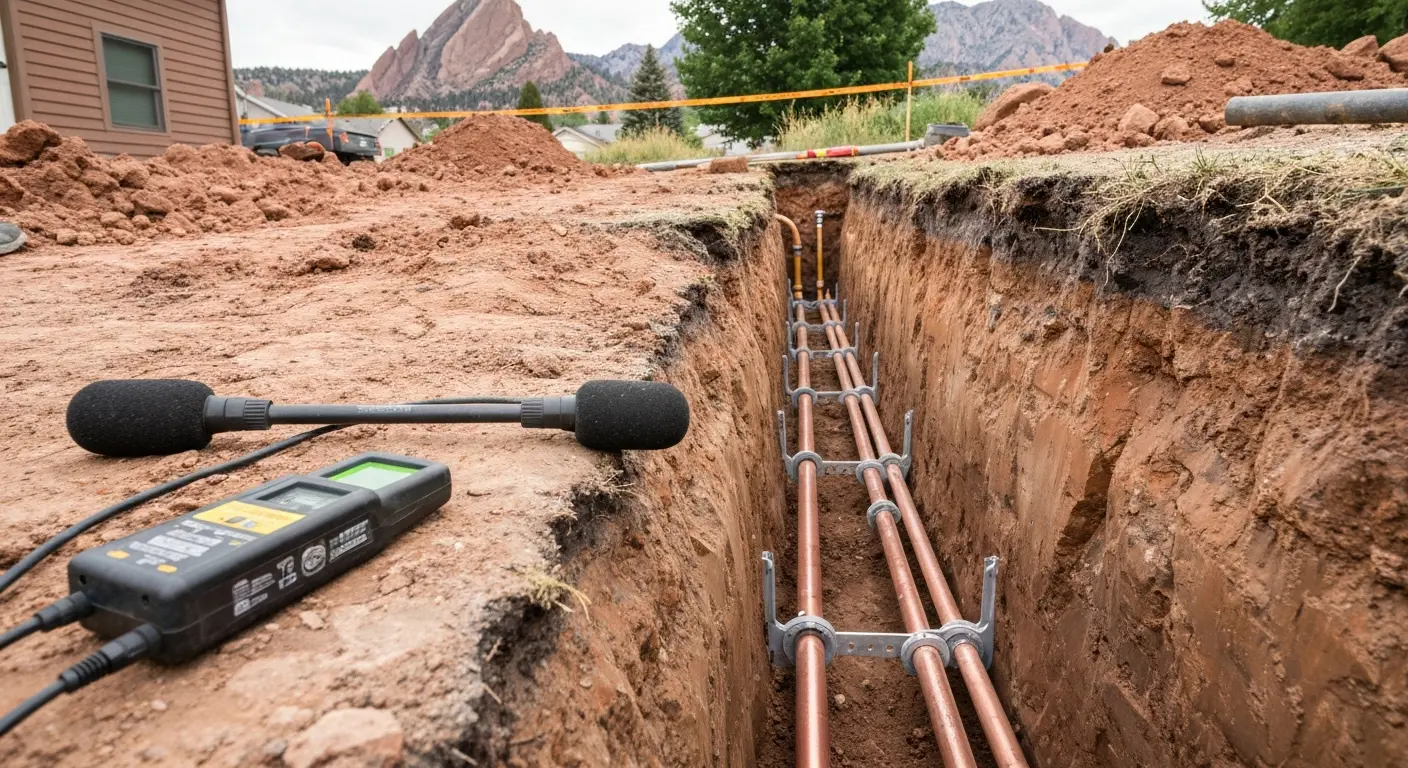 Leak detection in Boulder water lines