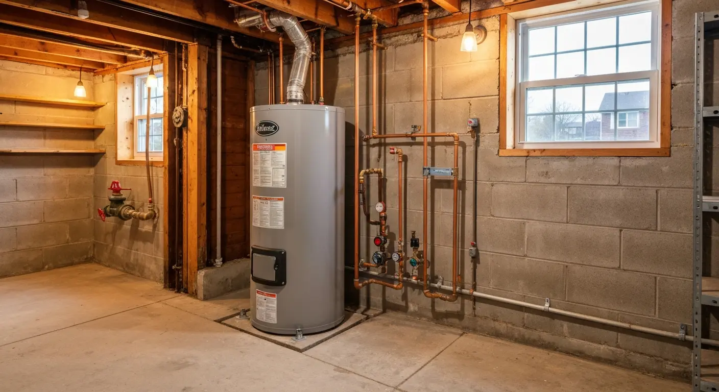 Water heater installation service