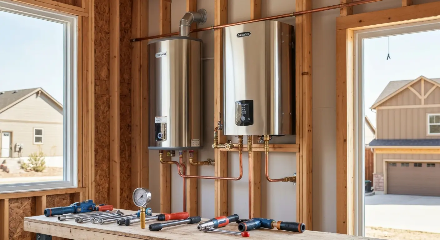 Water heater installation