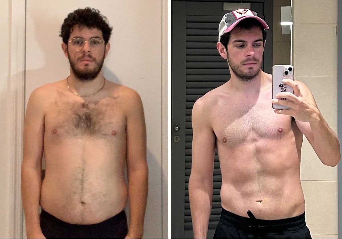 Christopher before and after