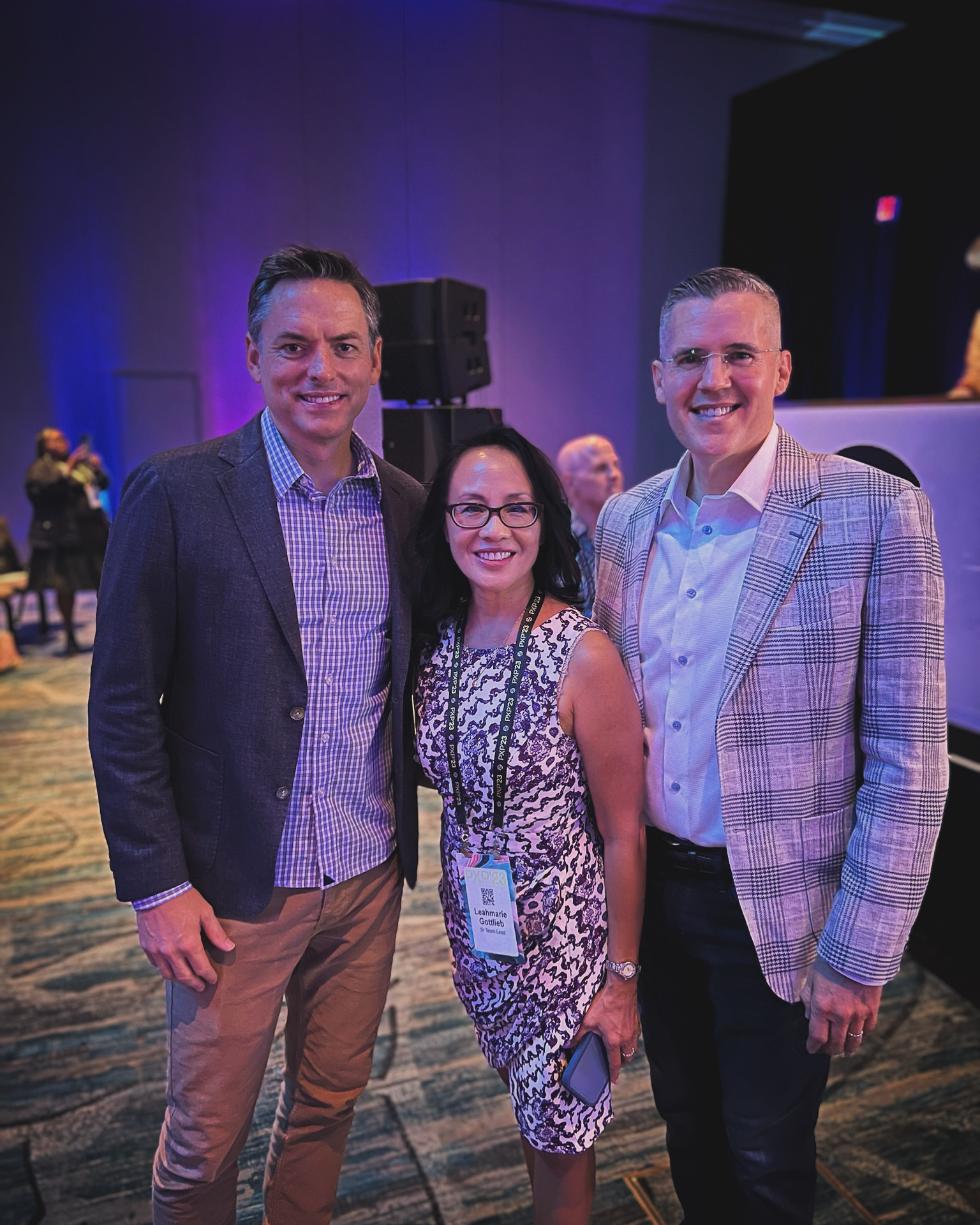 Leahmarie with business and wellness colleagues