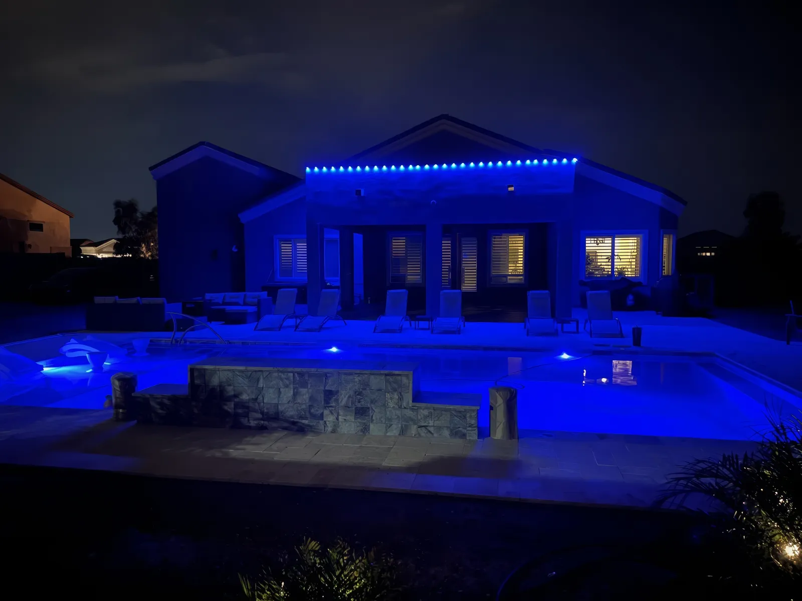Fully realized property landscape lighting